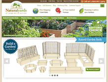 Tablet Screenshot of naturalyards.com